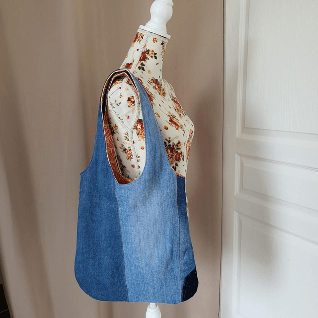 Sac Hobo réversible- Pavot de Californie 