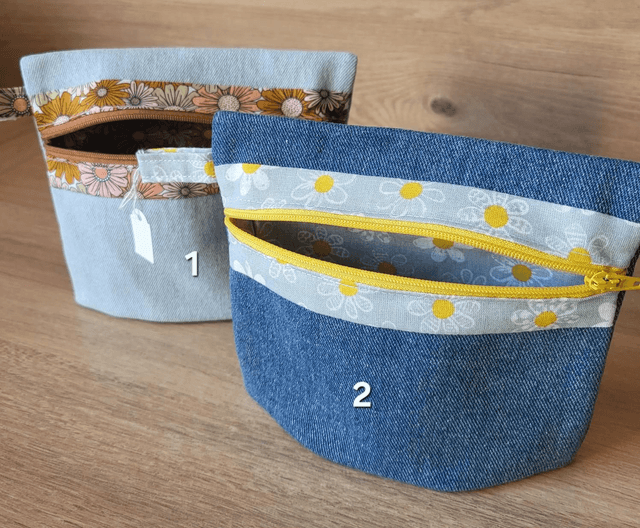 Pochette à soufflet- fleurs 🌼 