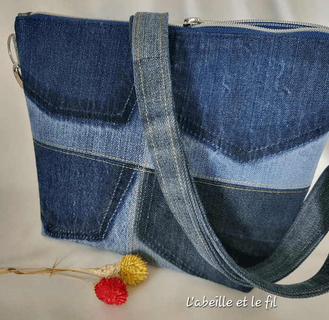 Sac à main bandoulière réglable "Aubépine"