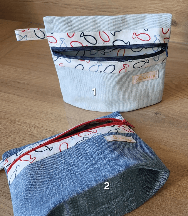 Pochette à soufflet- poissons 