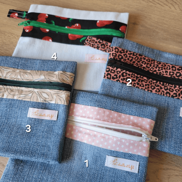 Pochette à soufflet - 🌟🐆🍃🍒