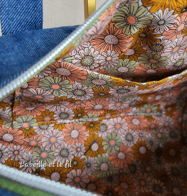 Duffle bag "Anémone"
