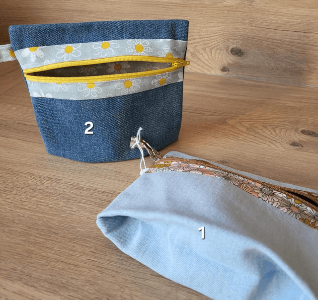 Pochette à soufflet- fleurs 🌼 