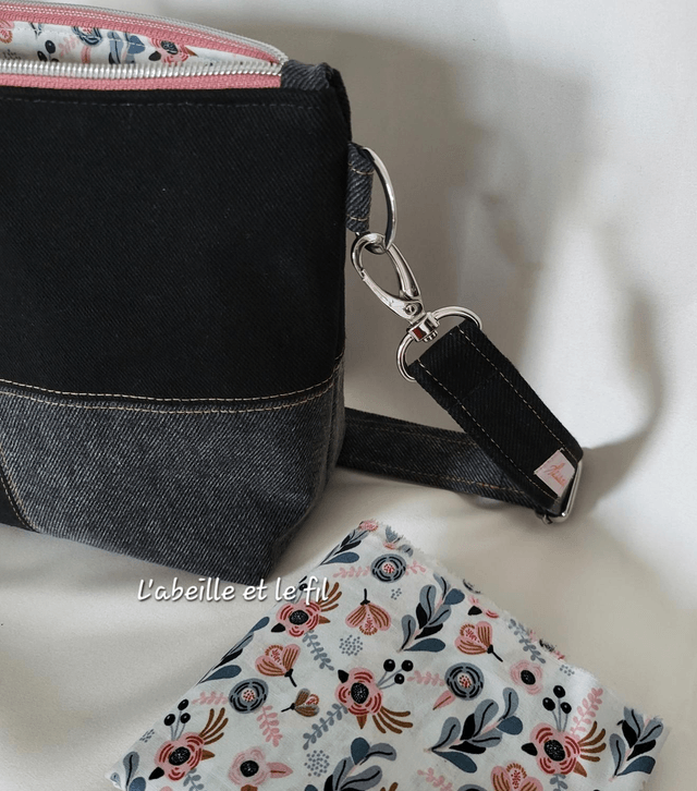 Sac à main bandoulière réglable "Camélia"