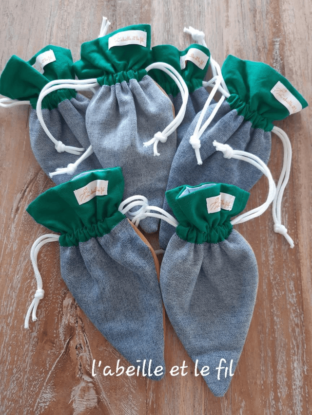 Pochette Carotte 🥕 Fanes Vertes
