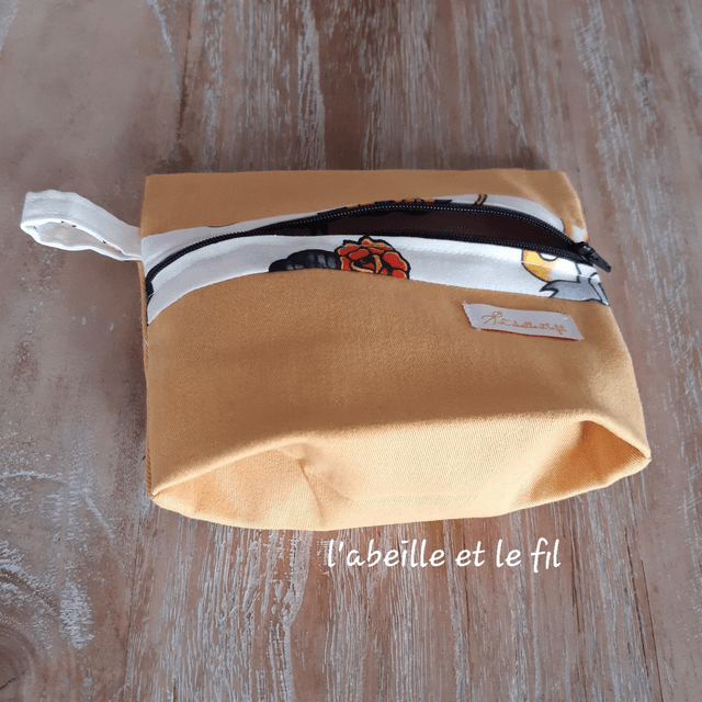 Pochette À Soufflet Jaune/Rockabilly 