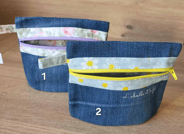 Pochette à soufflet- fleurs 🌸 