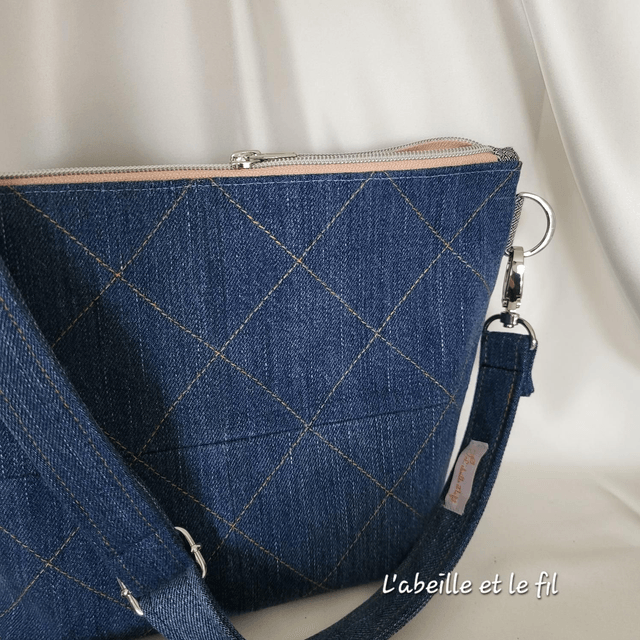 Sac à main bandoulière réglable "Agapanthe"