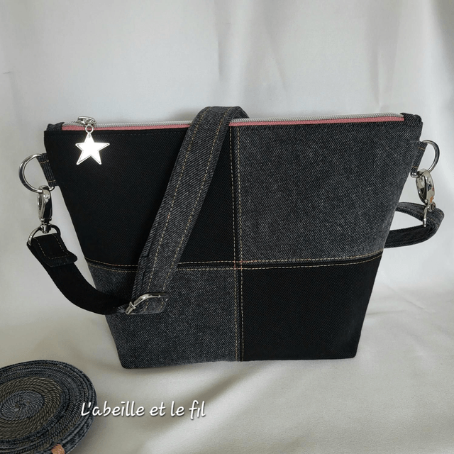Sac à main bandoulière réglable "Camélia"
