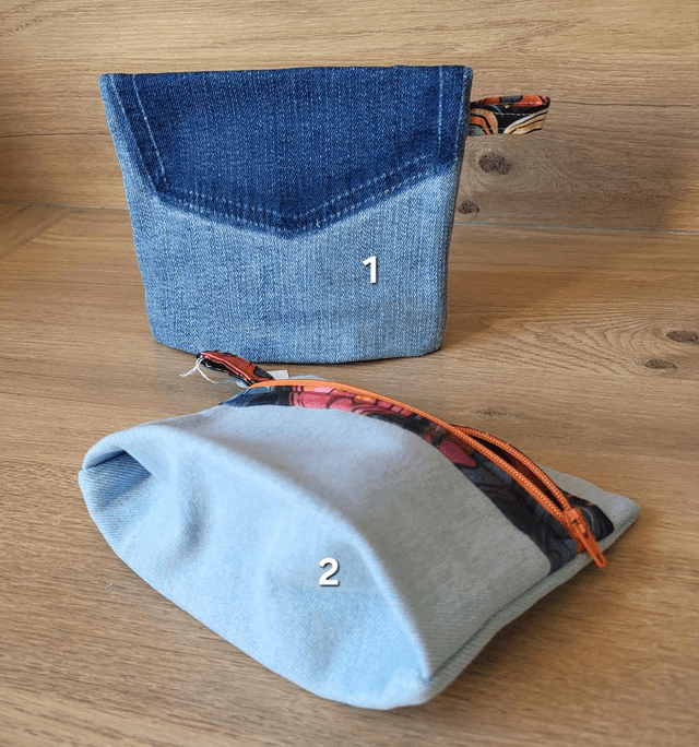 Pochette à soufflet- coeurs 