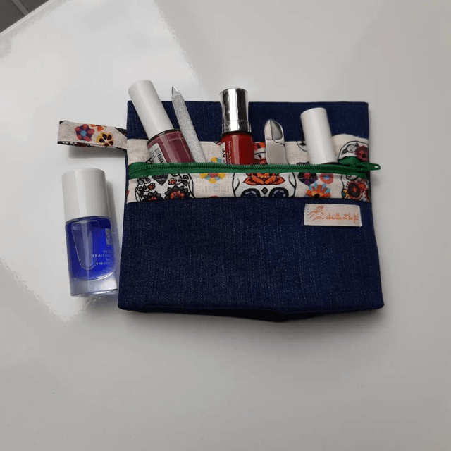 Pochette à soufflet- fleurs 🌸 