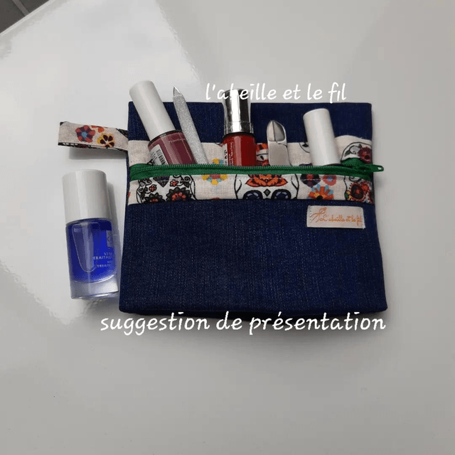 Pochette à soufflet- fleurs 🌼 