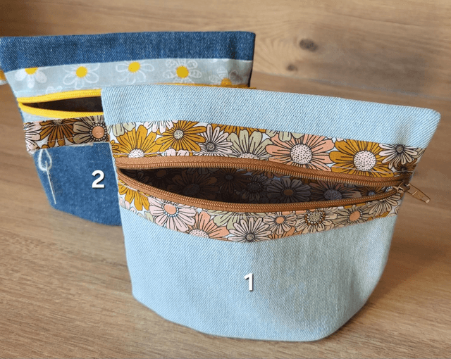 Pochette à soufflet- fleurs 🌼 