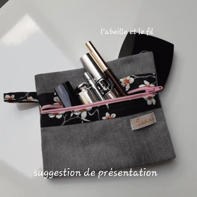 Pochette à soufflet- rayures