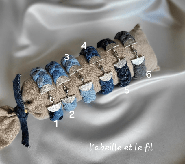 Bracelet Jeanne- Uni- Fermoir Argenté 