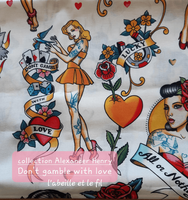 Pochette À Soufflet Jaune/Rockabilly 