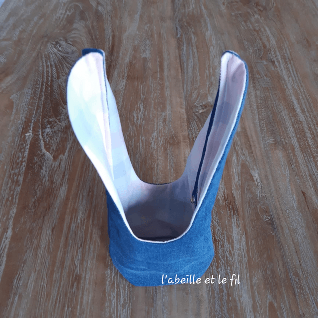 Pochette lapin jaune
