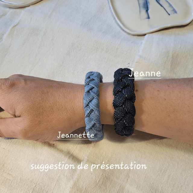 Bracelet Jeannette- un air de Liberty rose- Fermoir Bronze 