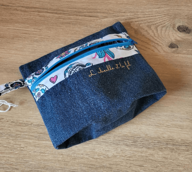 Pochette à soufflet - calavera
