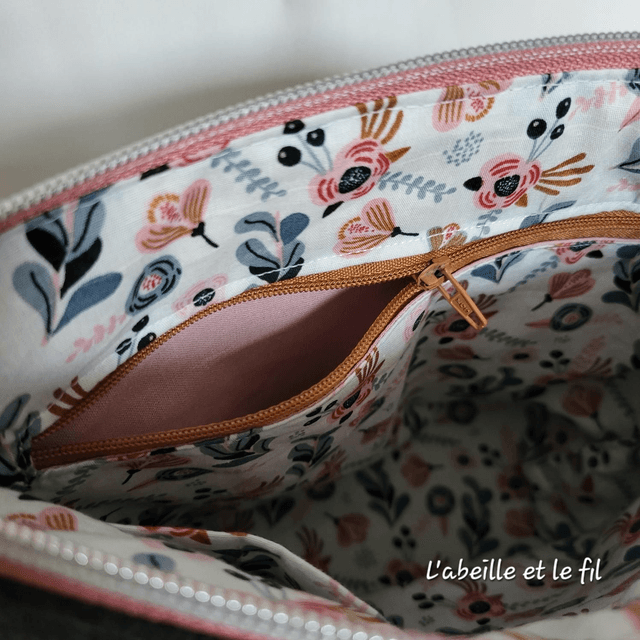Sac à main bandoulière réglable "Camélia"