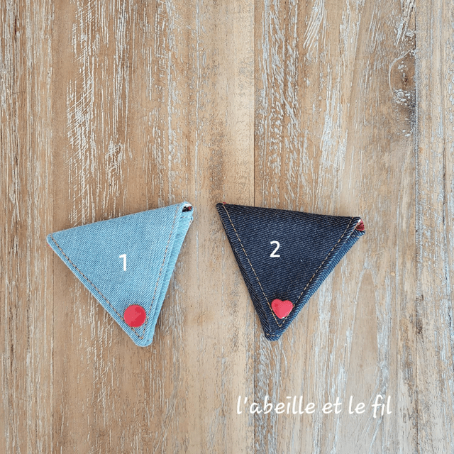 Porte-monnaie Origami Pression Rouge