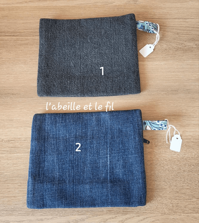 Pochette à soufflet- fleurs de printemps 