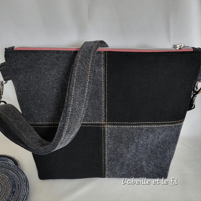 Sac à main bandoulière réglable "Camélia"
